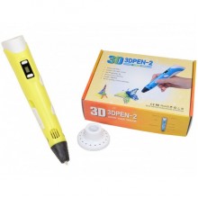 3D ручка PEN-2 UTM c LCD дисплеем и набором пластика Желтая U-195853177 3D ручка PEN-2 UTM c LCD дисплеем и набором пластика Желтая U-195853177