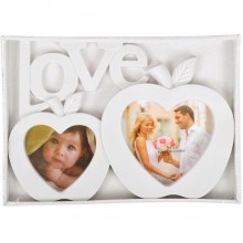 Фоторамка-колаж COLOR-IT на 2 фотографії біла 26*18,5*2см C-09026B